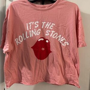 Rolling Stones Large Crop Tee
